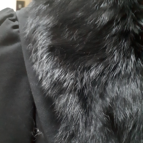 Vintage fur collar blazer jacket - Picture 5 of 7